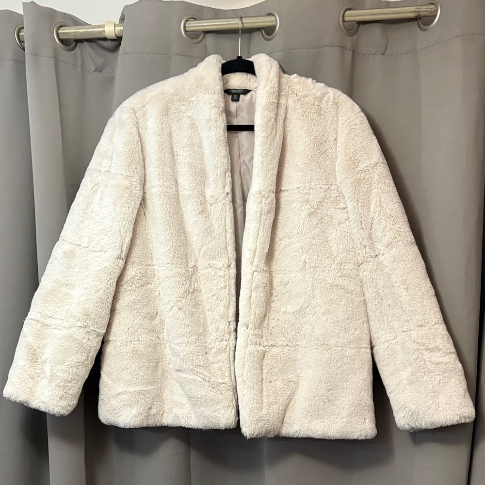 Simply Vera Vera Wang Cream Teddy Jacket